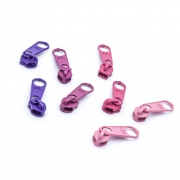 8 Schieber fr Reiverschluss-Set pink 5mm