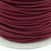 Gummikordel 3mm bordeaux