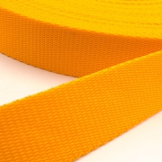 Hochwertiges Gurtband gelb 25mm