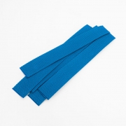 5er Pack Gurtband-Zuschnitt 25cm lang, 30mm breit, azurblau