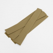 5er Pack Gurtband-Zuschnitt 25cm lang, 30mm breit, beige