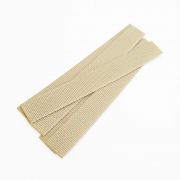 5er Pack Gurtband-Zuschnitt 25cm lang, 30mm breit, creme