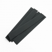 5er Pack Gurtband-Zuschnitt 25cm lang, 30mm breit, dunkelgrau