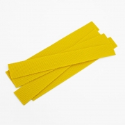 5er Pack Gurtband-Zuschnitt 25cm lang, 30mm breit, gelb