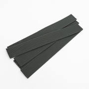 5er Pack Gurtband-Zuschnitt 25cm lang, 30mm breit, grau