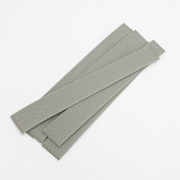 5er Pack Gurtband-Zuschnitt 25cm lang, 30mm breit, hellgrau