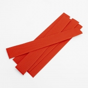 5er Pack Gurtband-Zuschnitt 25cm lang, 30mm breit, orange