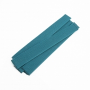 5er Pack Gurtband-Zuschnitt 25cm lang, 30mm breit, petrol