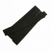 5er Pack Gurtband-Zuschnitt 25cm lang, 30mm breit, schwarz