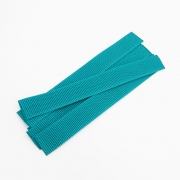 5er Pack Gurtband-Zuschnitt 25cm lang, 30mm breit, trkis