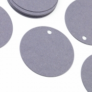 Geschenkanhnger aus Gmund La Vie Recyclee lavande rund 45 mm