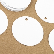 Geschenkanhnger aus Gmund La Vie Recyclee neige rund 45 mm