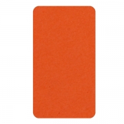 Geschenkanhänger aus Karton 50x90 mm orange