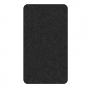 Geschenkanhnger aus Karton 50x90 mm schwarz