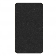 Geschenkanhnger aus Karton 50x90 mm schwarz