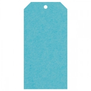 Geschenkanhänger aus Karton extra groß 60x120 mm wasserblau