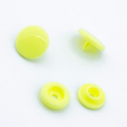 50 Kam Snap Druckknöpfe neon gelb 12,3mm