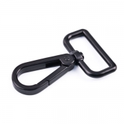 Karabiner 32mm schwarz matt