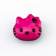 Knopf Katze pink 20 mm