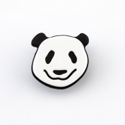 Knopf Panda weiß 22 mm