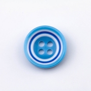 Knopf aus Kunststoff 12 mm hellblau