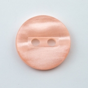 Knopf perlmutt peach 13 mm