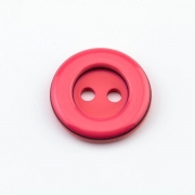Knopf zweifarbig pink 14 mm