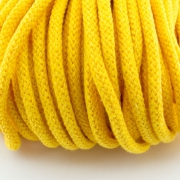 Baumwollkordel butterblume gelb 5mm mit Kern