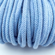 Baumwollkordel hellblau 5mm mit Kern