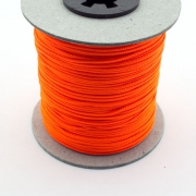 100m Schmuckschnur neon orange 1,5mm