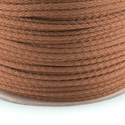 100m Kordel PES zimtbraun 4mm