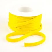 Flachkordel 10mm Polyester gelb