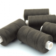 Nähgarn schwarzbraun Stärke 30 Polyester