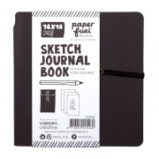 Paperfuel Journal notebook 16x16cm 48 Blatt 240g weiß