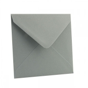 Umschlag quadratisch dunkelgrau 130 x 130 mm