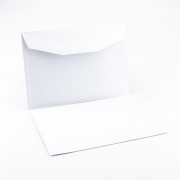 Umschlag weiß 114 x 162 mm (C6)