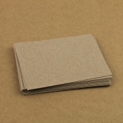 Mini Karten blanko Recycling grau 350g 9,65 x 6,65cm