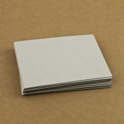 Mini Karten blanko Graukarton 500g 9,65 x 6,65cm