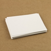 Mini Karten blanko seidenmatt weiß 300g 9,65 x 6,65cm