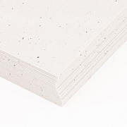 Papier Nature Rough sprinkled wei DIN A6 240g/m