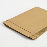 Flachbeutel Papiertüte Kraftpapier braun 70g/m² 85 x 132 mm