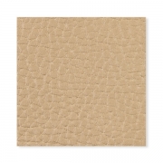 Blanko Patch Kunstleder eckig 50 x 50 mm beige