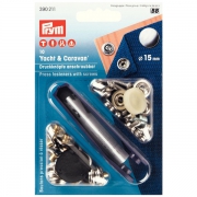 Prym Druckknpfe Yacht & Caravan 15mm 10 Stk. 390211