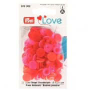 Prym Love Color Snaps 30 Stk. rot, orange, pink 393002