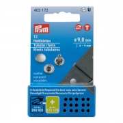 Prym Hohlnieten, 6-9mm, silberfarbig, 12 Stck 403172