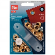 Prym sen mit Scheiben 8mm gold 541375