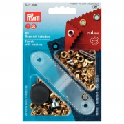 Prym sen mit Scheiben gold 4mm 542408