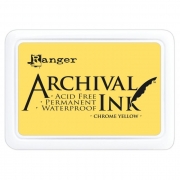 Stempelkissen Ranger Archival Ink Chrome yellow