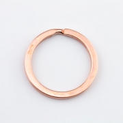 5er Pack flache Schlsselringe rosegold 20mm