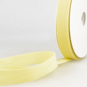 Schrägband gelb aus Baumwolle PES 20mm